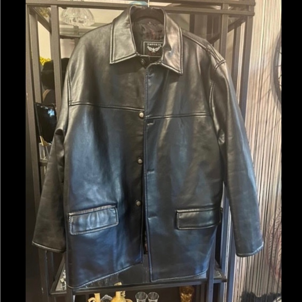 EMPORIO Leather Jacket
